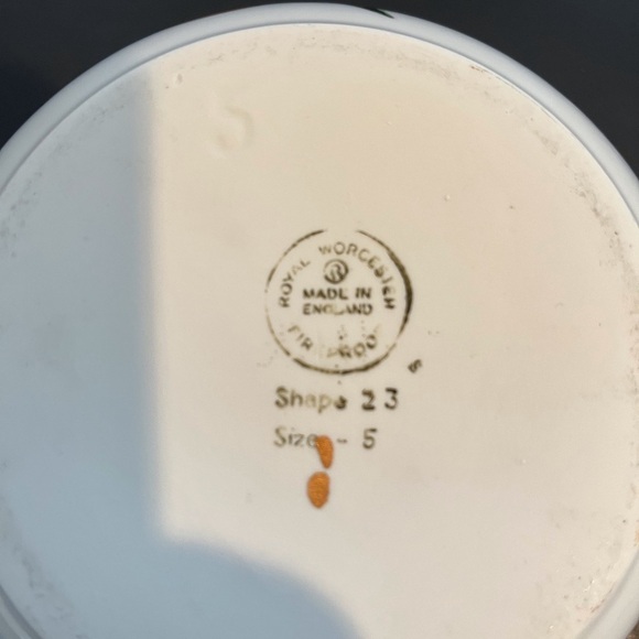 Royal Worcester Evesham Small Open Serving Bowl. - Picture 4 of 6